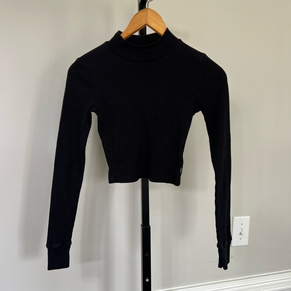TNA waffle knit long sleeve XS